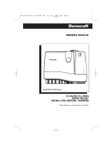 Duracraft DCM-200 User manual