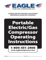 Eagle Home Products Portable Electric/Gas Compressor User manual