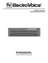 Electro-Voice P3000RL User manual
