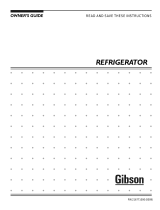 Electrolux - Gibson 216771000 User manual