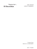 Electrolux EDC 77550W User manual