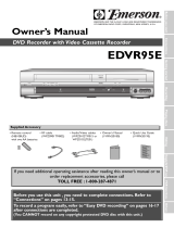Emerson EDVR95E User manual