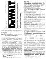 DeWalt DW257 User manual