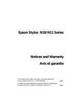 Epson Stylus N11 Important information