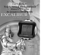 Excalibur electronic 477ET User manual