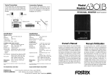Fostex 6301B User manual