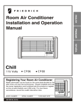 Friedrich CP06G10A User manual