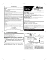Funai RFT909B User manual