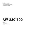 Gaggenau AW 230 790 User manual