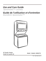 GE Spacemaker Laundry WSM27TH User manual