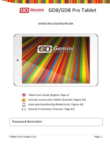 Gemini GD GD8 Pro User manual