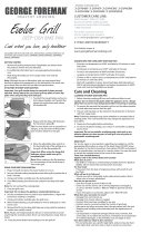 George Foreman GRP4EWS User manual