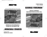 Maxim George Foreman GGR62CAN Owner's manual