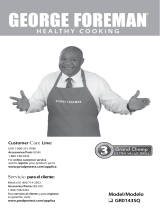 George Foreman GR0143SQ Owner's manual