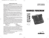 George Foreman GR19BC Owner's manual