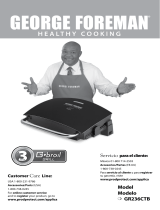 George Foreman GR236CTB Owner's manual