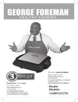 George Foreman GRP101CTG User guide