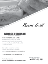 George Foreman PN3000T Owner's manual