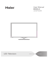 Haier Flat Panel Television LED Television User manual