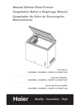 Haier HCM050EC - 5.0 cu. Ft. Capacity Freezer User manual