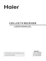 Haier LET19C600F User manual