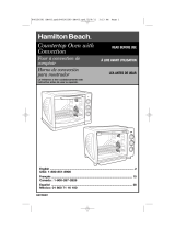 Hamilton Beach 31199XR - Countertop Oven With Convection User manual