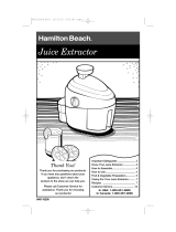 Hamilton Beach 67900 User manual