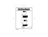 Hamilton Beach D60012 User manual