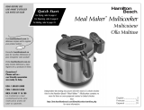 Hamilton Beach Meal Maker User manual