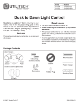 Utilitech Dusk to Dawn Light Control UT-5403-WH User manual