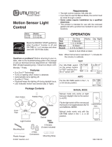 Heath Zenith Motion Sensor Light Control UT-5105-BZ User manual