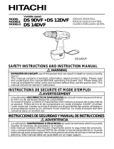Hitachi Koki USA DS 14DVF User manual