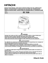 Hitachi Air Compressor EC 510 User manual