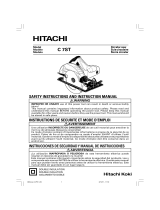 Hitachi C75T User manual