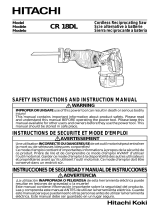 Hitachi CR 18DL User manual