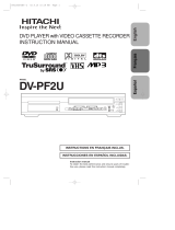 Hitachi DV-PF2U User manual