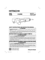 Hitachi Grinder D10YB User manual
