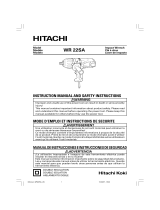 Hitachi WR 22SA User manual