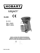 Hobart LEGACY ML-134311 User manual