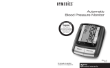 HoMedics BPA-110 Automatic Blood Pressure Monitor User manual