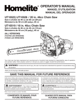 Homelite UT10519 User manual