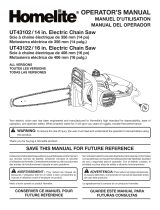 Homelite UT43102 User manual