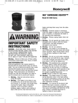 Honeywell HZ0360 User manual