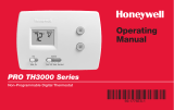 Honeywell Honeywell Thermostat PRO TH3000 Series User manual