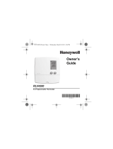 Honeywell Thermostat RLV4300 User manual