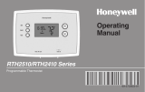 Honeywell Thermostat RTH2410 User manual