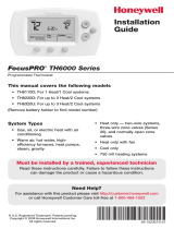 Honeywell FocusPRO TH6320U User manual