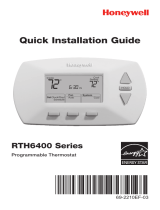 Honeywell RTH6400 User manual