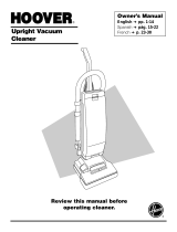 Hoover 4600 User manual