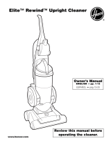Hoover Elite Rewind Upright Cleaner User manual